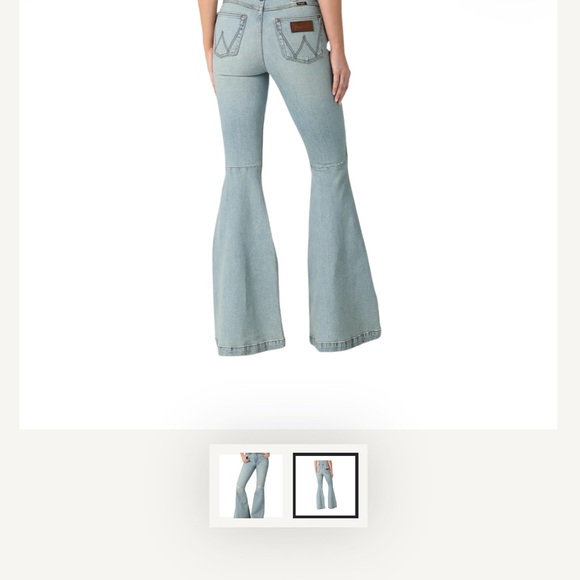 Wrangler Light Blue Flare Jeans - Picture 2 of 12